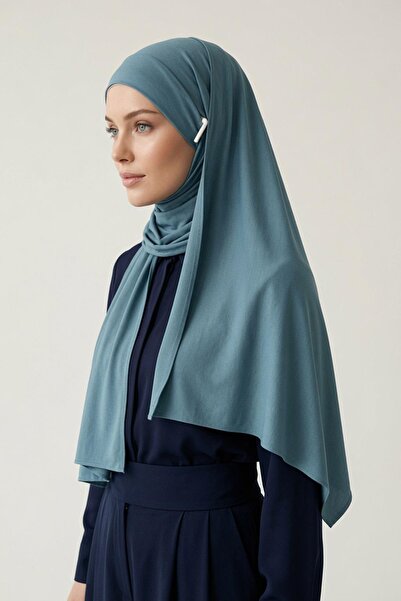 Aisha's Design Practical Combed Cotton Shawl with Headphone and Glasses Entra...