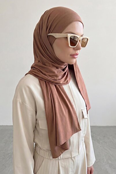 Aisha's Design Practical Combed Cotton Shawl with Headphone and Glasses Entra...