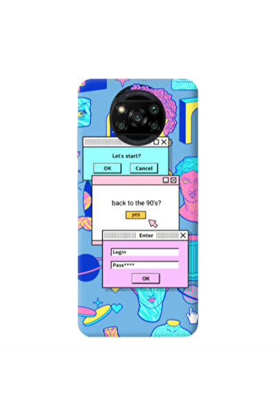 Other Xiaomi Poco X3 /X3 Pro Enter Login Blue Colored Silicone TPU Θήκη