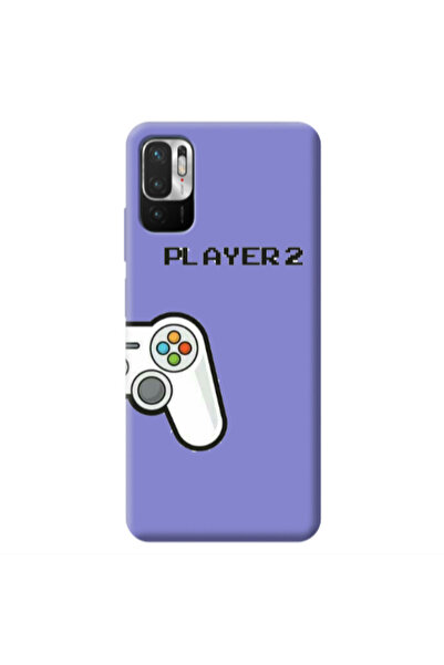Other Xiaomi Redmi Note 10 Pro 5G Player 2 Purple Colored Silicone TPU Θήκη
