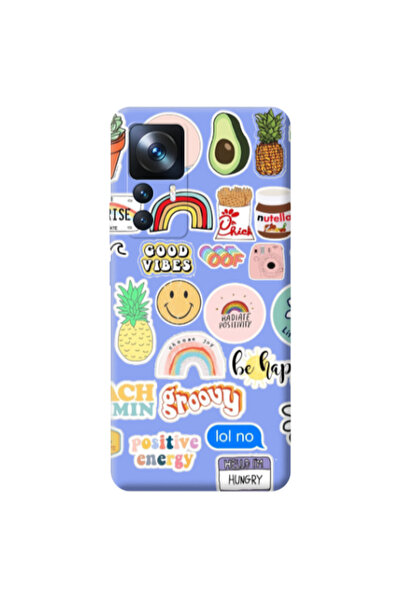 Other Xiaomi Mi 12T Good vibes Light Purple Colored Silicone TPU Θήκη
