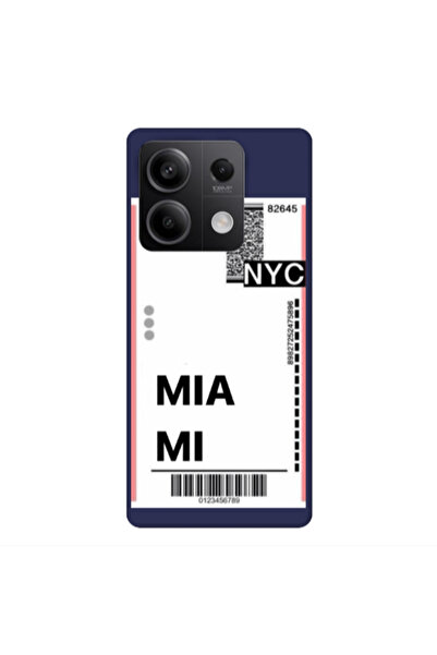 Other Xiaomi Redmi Note 13Pro 5G Miami NYC Dark blue Colored Silicone TPU Θήκη