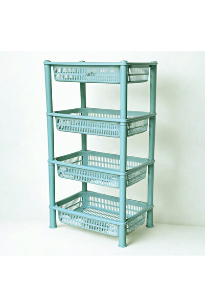ARTC Vegetable Storage Rack (Green, 4-Tier)