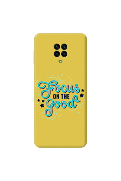 Other Xiaomi Redmi Note 9 Pro Focus On The Good Yellow Colored Silicone TPU Θήκη