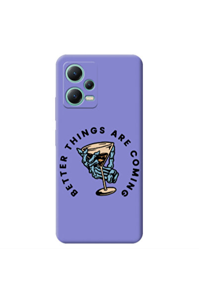 Other Xiaomi Redmi Note 12 Pro 5G Better Things Are Coming Purple Colored Sil...