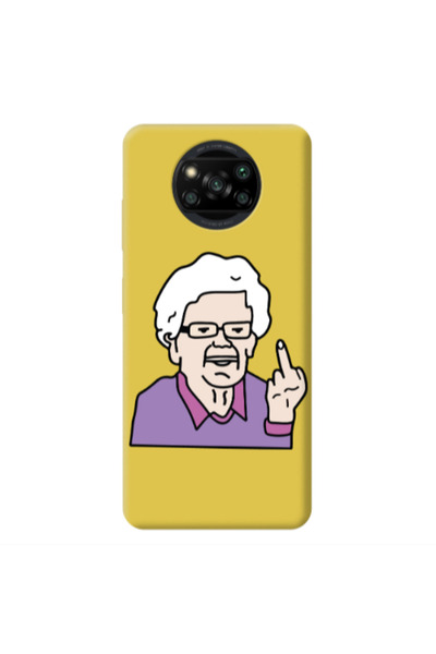 Other Xiaomi Poco X3 /X3 Pro Crazy Granny Yellow Colored Silicone TPU Θήκη