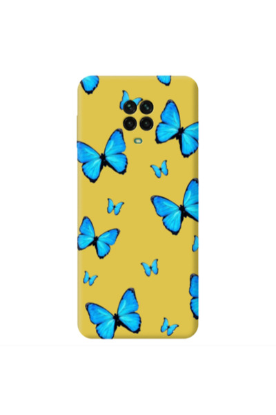 Other Xiaomi Redmi Note 9 Pro Mix Butterfly Yellow Colored Silicone TPU Θήκη