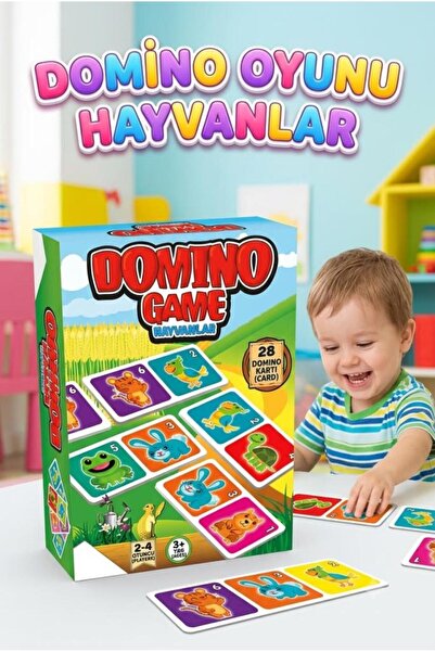 Tıfıl Toys لعبة الدومينو للحيوانات - بطاقات مطابقة ممتعة، لعبة صندوق تعليمية ...