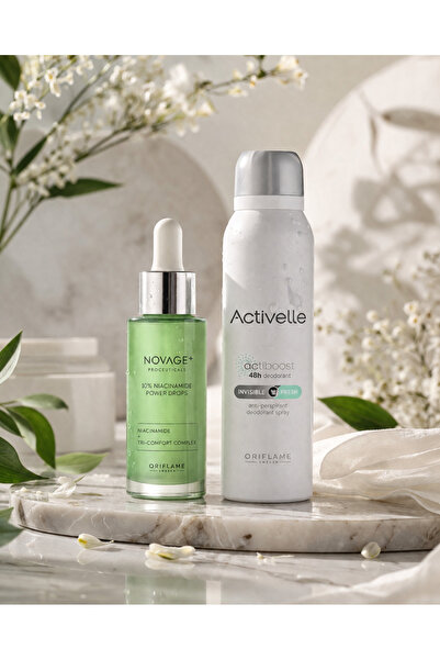 Oriflame Activelle deodorant, novagepower drops