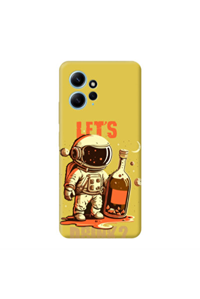 Other Xiaomi Redmi Note 12 4G Lets drink Yellow Colored Silicone TPU Θήκη