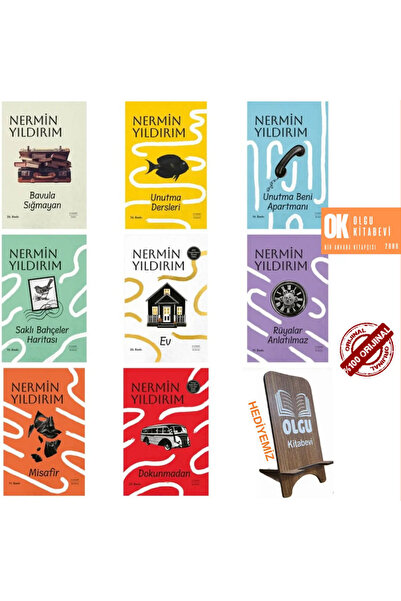 Everest Yayınları Nermin Yıldırım 8 kitap tam set TELEFON TUTUCU HEDİYE/Unutm...