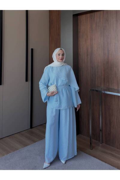 Rose Design Boutique MİZALL OMUZ ŞAL DETAYLI TESETTÜR ALT ÜST TAKIM