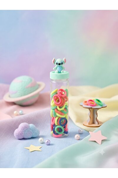 Generic Brand Mini Hair Tie Set with Cute Character Figures, Boxed, Color Opt...