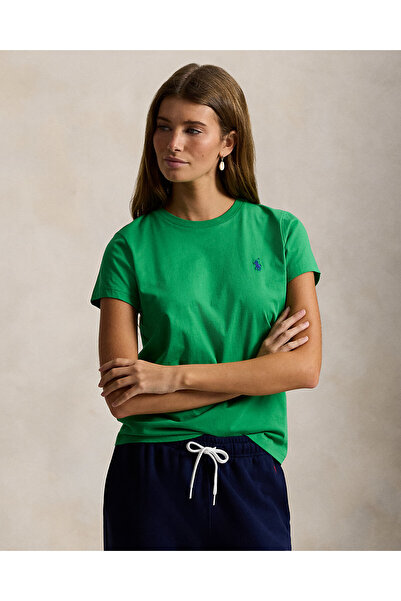 Ralph Lauren Blue Classic Cut Cotton Jersey Crew Neck T-Shirt 100080721