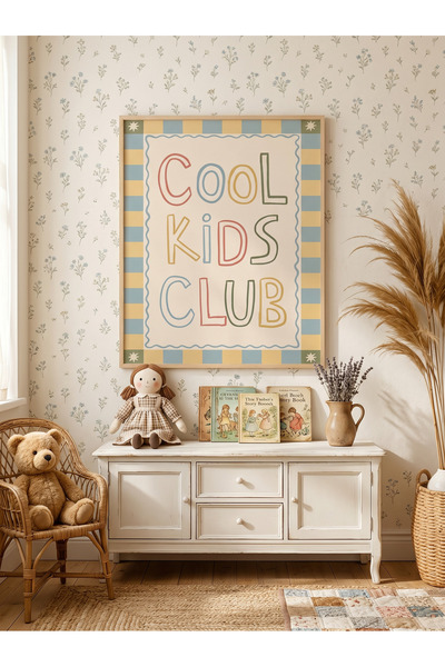 Creatick Design İskandinav Tarzı Masif Ahşap Çerçeveli Çocuk ve Bebek Odası M...