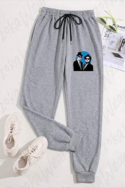 ZOKAWEAR Unisex Blues Brothers Printed Sweatpants