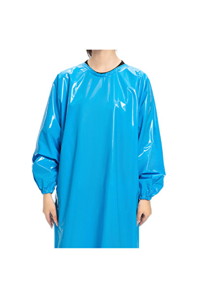 Choice OneSize Blue 1 Piece TPU Apron for Men and Women, Adjustable Length, S...
