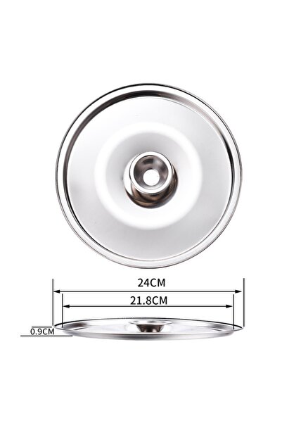 Choice3 24cm New 10-24cm Round Pot Lid Thicken Stainless Steel Saucepan Cover...
