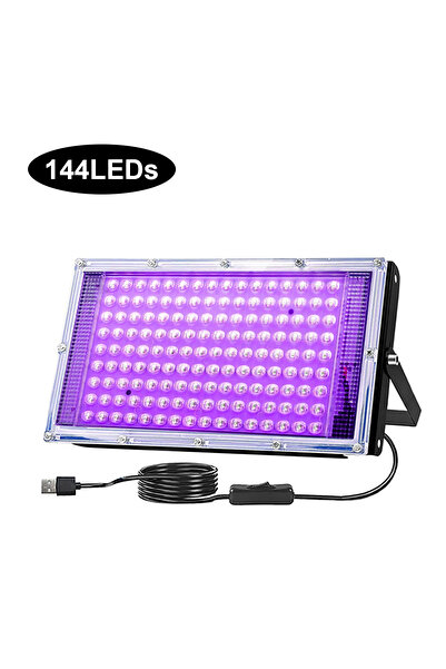 Choice مصباح معالجة الغراء بالأشعة فوق البنفسجية 395 نانومتر، 144 LED، 96/144...