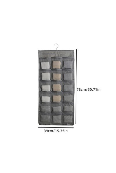 Choice 1pc G247 Double Sides Underwear Storage Hanging Bag Dormitory Home War...