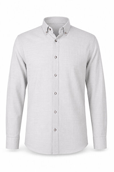 trender Wicker Linen Green Men's Shirt 26Yeh2000006