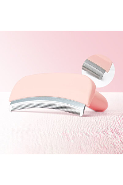 choice2 Pink Curved Pet Dog Knotting Comb Cat Hair Remover Pet Needle Brush f...