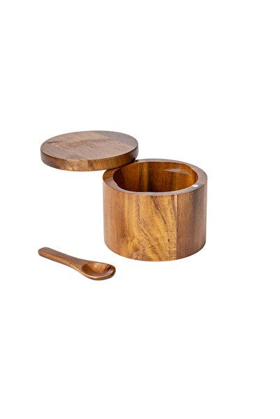 Choice1 1PC 1PC-Rosewood Salt Jar, Solid Wood Box, Wooden Pepper Box, Kitchen...