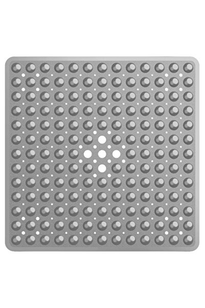 Choice4 53x53cm Solid Gray 53x53cm Non Slip Shower Mat for Inside Shower Stal...