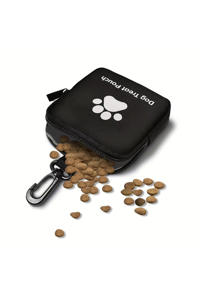 Choice3 Black Portable Dog Treat Bag Outdoor Training Dog Food Pocket Multifu...