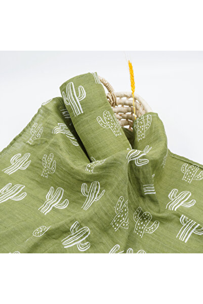 Choice KB003-BC63 120x110cm 2 Layers Baby Muslin Swaddle Blanket Skin-Friendl...