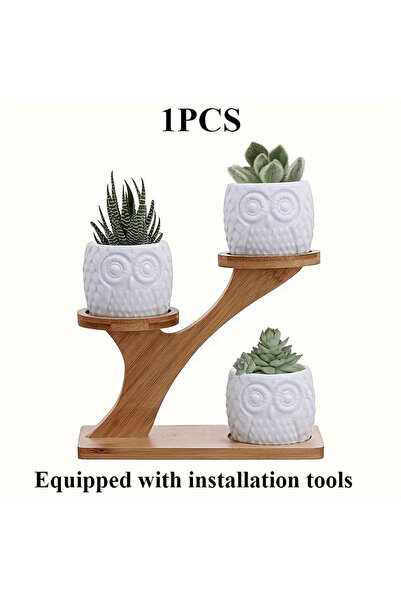 Choice DUTRIEUX 1pcs Multifunctional Bamboo Plant Stand, Home/Office/Balcony ...