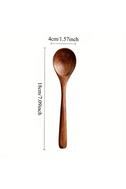 Choice 1pc Japanese Wooden Spoon Household Tableware Dessert Spoon Soup Spoon...