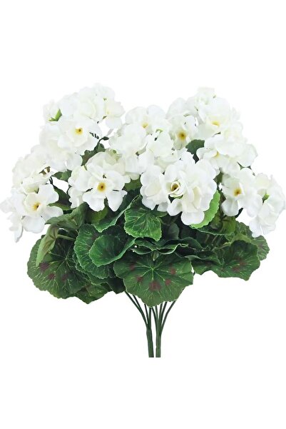 Choice3 3pcs white Artificial Flower Silk Begonia Plant Home Vase Decoration ...