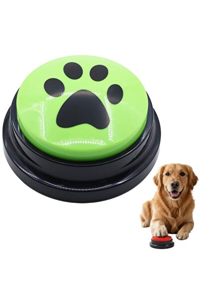 choice2 Paw Green Dog Cat Communication Buttons Voice Recording Button for Pe...