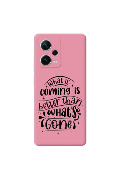 Other Xiaomi Poco X5 What is coming Pink Colored Silicone TPU Θήκη