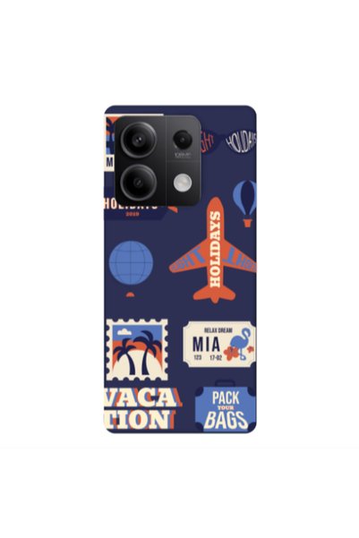 Other Xiaomi Redmi Note 13Pro 5G Vacation Dark blue Colored Silicone TPU Θήκη