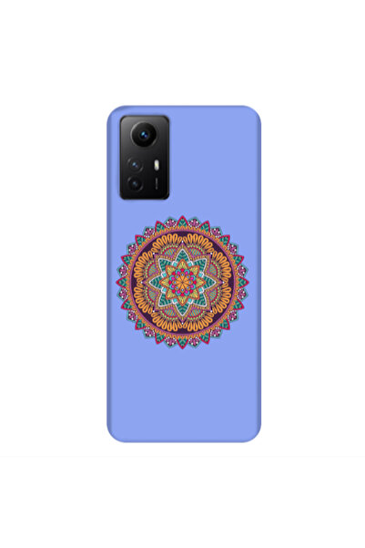 Other Xiaomi Redmi Note 12s Mandala D102 Light Purple Colored Silicone TPU Θήκη