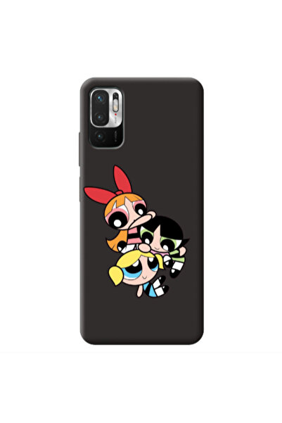 Other Xiaomi Redmi Note 10 Pro 5G Powerpuff Black Colored Silicone TPU Θήκη