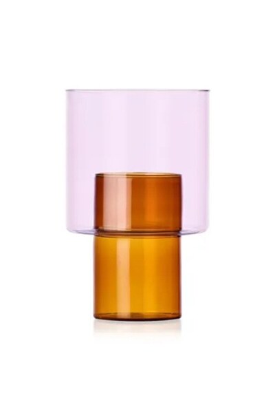 Ichendorf Βάζο Boreale B 313.356 600ml Δ13x20,5εκ. Κεχριμπαρένιο-Ροζ