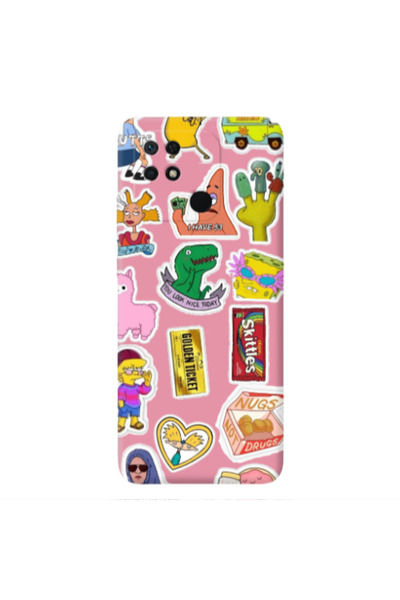 Other Xiaomi Redmi 10C best cartoons Pink Colored Silicone TPU Θήκη