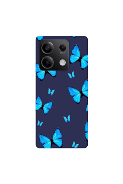 Other Xiaomi Redmi Note 13Pro 5G Mix Butterfly Dark blue Colored Silicone TPU...