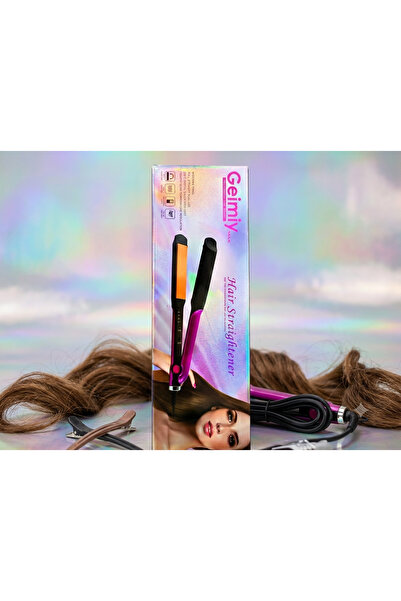 Generic Geimiy Max Professional Hair Straightener & Curler - 220°C Digital Di...