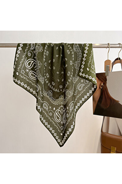 Choice3 YG-1 Spring/Summer 70cm Cashew Print Square Scarf Women’s Breathable ...
