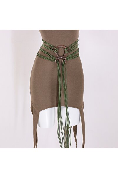 Choice1 StyleB Medieval Long Knot Ring Belt for Women, Nordic Witch Style Kno...
