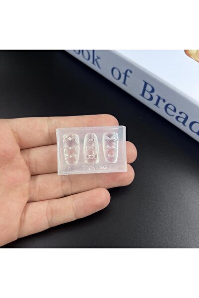 Choice3 A5 1Pc 3D Bow Silicone Nail Mold DIY Nail Art Decoration Cream Bear F...