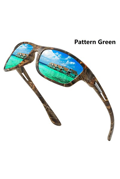 Choice PatternGreen Fashion Vintage Eyewear Pattern Cycling Sports Sunglasses...