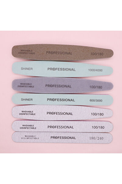 Choice 7pcs Set 7pcs Nail Care Tool Kit Manicure Set Nail File Buffer Polishe...