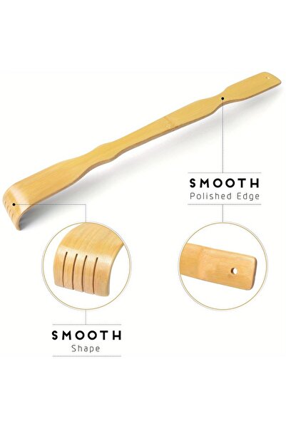 Choice DUTRIEUX Wooden Wooden Bamboo Back Scratcher for Women&Men, Polished T...