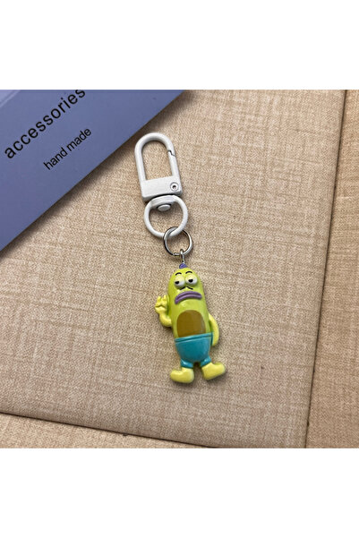 Choice4 1PCS New Cute Funny Sausage Mouth Ugly Fish Keychain Keychain Fish Ch...