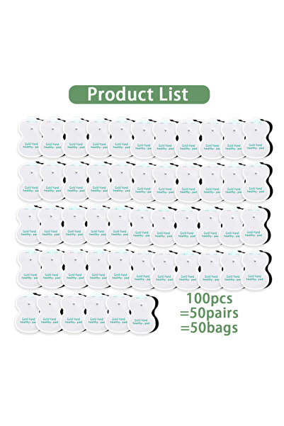 choice2 100Pcs 10/20/30/50/100P Tens Electrode Pads Self-adhesive Replacement...